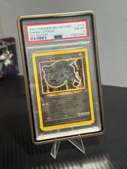 Shining Steelix Holo Pokemon Card Neo Destiny 112/105 First Edition PSA 8 - Image 4