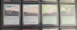 MTG 4 CARD 'OIL SPILL' CONNECTOR MISPRINT Prismatic Lens Prey Upon RAINBOW ERROR - Image 1