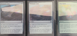 MTG 4 CARD 'OIL SPILL' CONNECTOR MISPRINT Prismatic Lens Prey Upon RAINBOW ERROR - Image 2