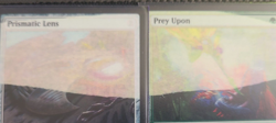 MTG 4 CARD 'OIL SPILL' CONNECTOR MISPRINT Prismatic Lens Prey Upon RAINBOW ERROR - Image 4