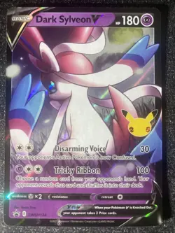 Dark Sylveon V SWSH134 SWSH: Sword & Shield Promo Cards Holo - Image 1
