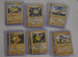 POKEMON Vintage 12 Pikachu cards! - Image 1