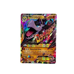 Mega M Aerodactyl EX Pokemon Card Holo Ultra Rare XY98 Black Star Promo - MP - Image 1