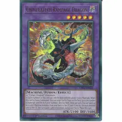 Chimeratech Rampage Dragon GFP2-EN124 1st Edition Ultra Rare YuGiOh Trading Card - Image 1