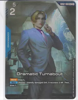 Dramatic Turnabout - GD02-100 R+ Gundam Card Game - Near Mint/Mint - Image 1