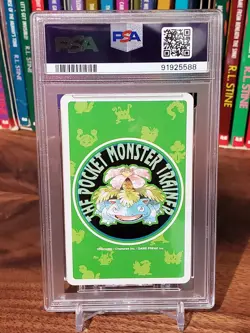 1996 Pokemon Green Playing Card #068 Machamp 7 of Clubs PSA 10 - Image 2
