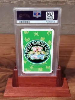 1996 Pokemon Machoke Green Back Poker Playing Card 7 of Clubs - PSA 10 - Image 2