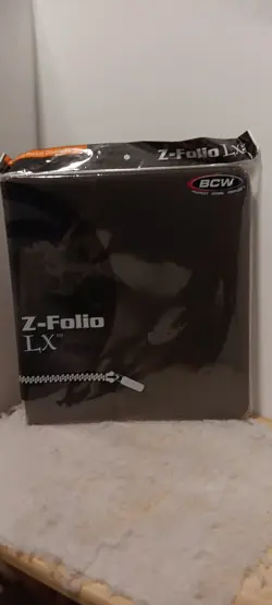 BCW Gaming 20 Pages 12-Pocket Doubleside Z-Folio LX Trading Card Albums Black - Image 1