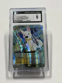 Disney Lorcana Bolt Superdog (Enchanted) Card 207/204 Mint Condition CGC 9 - Image 1
