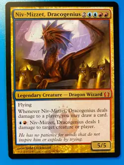 MTG 1x Niv-Mizzet, Dracogenius # 183 Return to Ravnica Magic the Gathering x1 NM - Image 1