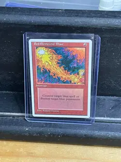 MTG - Magic the Gathering 4th Edition (1995) Red Elemental Blast - B - Image 1