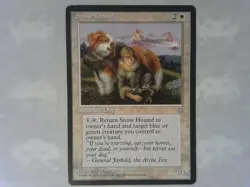 Snow Hound Ice Age - Magic the Gathering Mtg White - Image 1