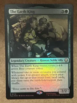 Foil* The Earth King - Avatar: The Last Airbender TLA - NM MTG - Image 1