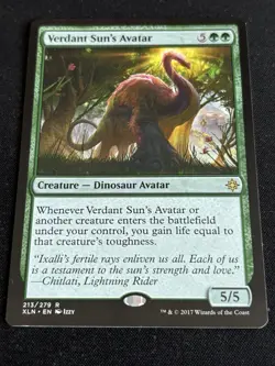1x Verdant Sun's Avatar - Ixalan (XLN) Magic MTG - Image 1