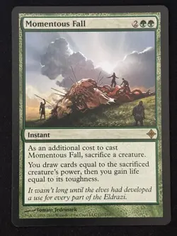 1x MTG Momentous Fall - Rise of the Eldrazi (ROE) #197 - Magic the Gathering - Image 1