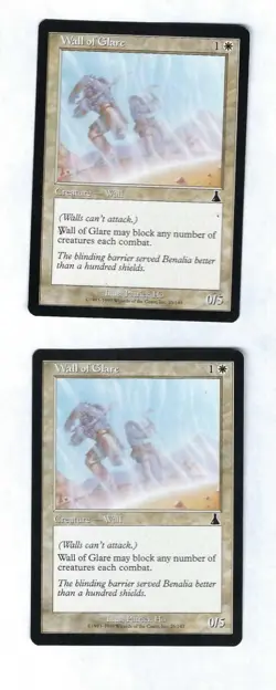 2x Wall Of Glare - Urza's Destiny - Magic The Gathering - NM/M (Never Played) - Image 1