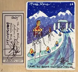 MTG ARTIST PROOF Portuguese Barbed Sextant AP Art Sketch Amy WEBER Magic - Image 1