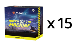 MTG Magic March of the Machine Prerelease Pack 15-Box SEALED CASE!^ - Image 1
