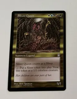 Sliver Queen Stronghold LP Lightly Played MTG Magic the Gathering -- S2G -- - Image 1