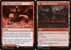 1x Valakut Awakening // Valakut Stoneforge NM Eng MTG - Zendikar Rising - Image 1