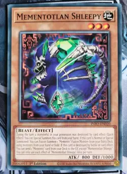 INFO-EN020 - x2 Mementotlan Shleepy - Common - 1st Edition - New - YuGiOh TCG - Image 1