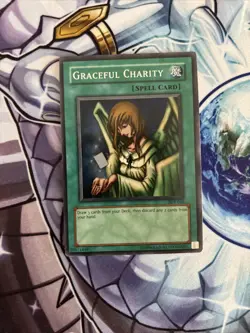 Graceful Charity SDP-040 Super Rare Unlimited Yugioh LP (ST) (9) - Image 1