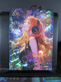 Nami SR Rare Holo Card Premium One Piece Anime Collectible CCG Fireworks - Image 1