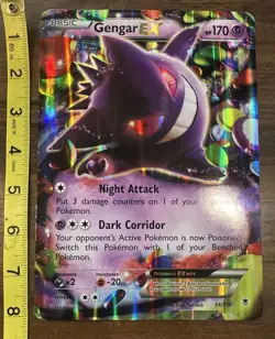 Gengar EX 34/119 Phantom Forces Rare Holo Jumbo Pokemon Card HP170 - Image 1