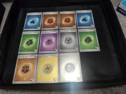 Play! Pokemon Prize Pack Series Holo Energy 11 Cards Total. Swirls Near Mint!! - Image 1