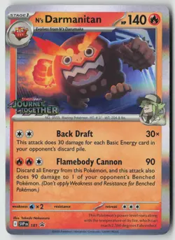 N's Darmanitan - (Prerelease) Promo SV: Scarlet & Violet Promo Cards 181 NM - Image 1
