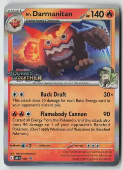 N's Darmanitan - (Prerelease) Promo SV: Scarlet & Violet Promo Cards 181 NM - Image 1