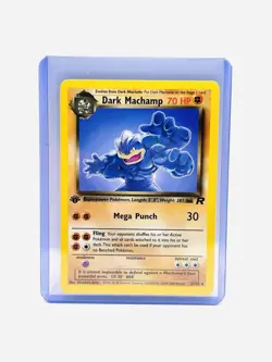 Dark Machamp 27/82 1st Edition - Team Rocket *NM* Non Holo Pokemon Card - Image 1