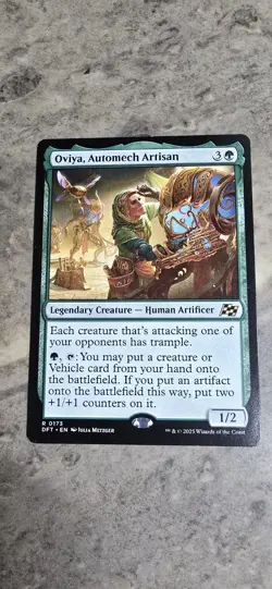 Oviya, Automech Artisan Aetherdrift Regular Legendary Creature Rare MTG NM - Image 1