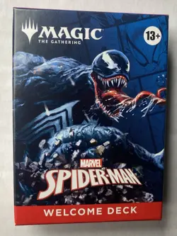 Magic: The Gathering Spider-Man Welcome Deck Black NYCC Starter SEALED - Venom - Image 1