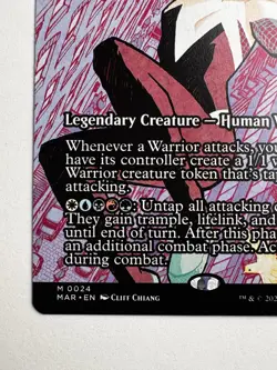 Spider-Gwen, Web-Warrior (Najeela) #0024 - MTG Marvel - Mythic Extra Combat EDH - Image 2