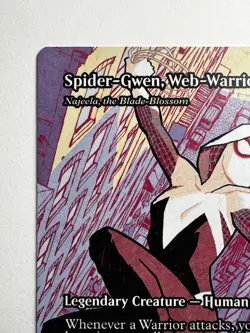 Spider-Gwen, Web-Warrior (Najeela) #0024 - MTG Marvel - Mythic Extra Combat EDH - Image 5