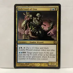 MTG Lich Lord of Unx Magic: The Gathering Alara Reborn Rare #24 - Image 1
