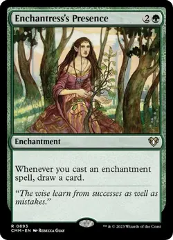 ENCHANTRESS'S PRESENCE 893 Commander Masters MTG Magic NM - Image 1