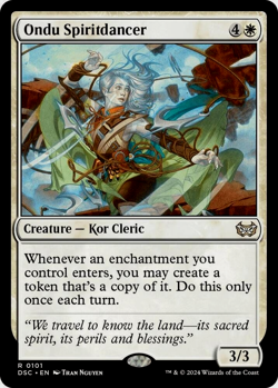 Ondu Spiritdancer MTG Rare Duskmourn Magic: The Gathering Commander Cleric White - Image 1