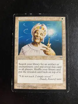MTG - Enlightened Tutor - MP / HP - Mirage - SEE PICS - Image 1