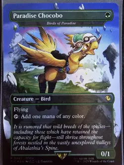 Paradise Chocobo - Birds of Paradise (Borderless) Commander: Final Fantasy Foil - Image 1