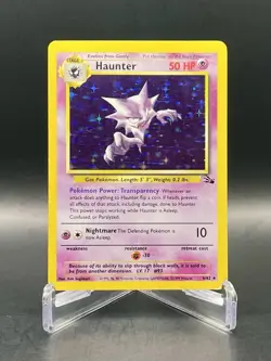Haunter 6/62 Fossil Unlimited (1999) Holo Rare Card Vintage WOTC Pokemon TCG - Image 1