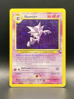 Haunter 6/62 Fossil Unlimited (1999) Holo Rare Card Vintage WOTC Pokemon TCG - Image 4