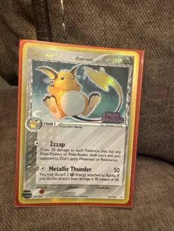 Raichu (Delta Species) EX Holon Phantoms 15/110 Holo Rare Pokemon TCG - Image 1