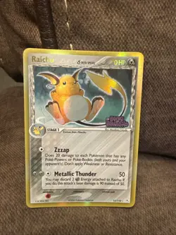 Raichu (Delta Species) EX Holon Phantoms 15/110 Holo Rare Pokemon TCG - Image 2