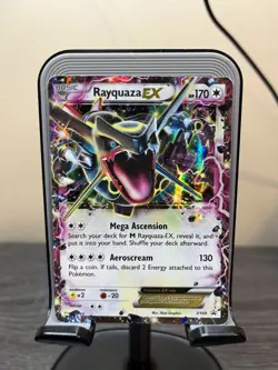 Pokemon TCG Shiny Rayquaza EX XY69 Ultra Rare Black Star Promo 2015 - Image 1