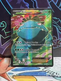 Pokemon TCG Venasaur EX Full Art 141/146 XY Base Set English MP - Image 1