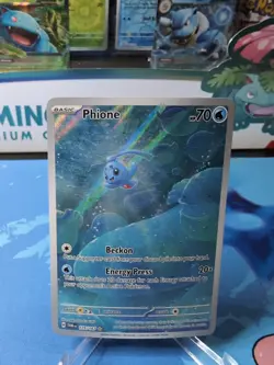Phione 175/167 - Illustration Rare IR - Twilight Masquerade - Pokemon TCG NM - Image 1