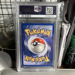 2002 POKEMON LEGENDARY COLLECTION #9 DARK VAPOREON-REVERSE FOIL PSA 5 - Image 2