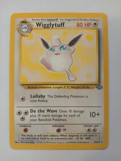 Pokemon TCG Wigglytuff Jungle 32/64 Unlimited Non Holo Rare WOTC MP/LP Vintage - Image 1
